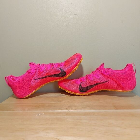 Nike Zoom Superfly Elite 2 Pink Orange Track Spikes CD4382-600 Men's Size 9 - Picture 4 of 7